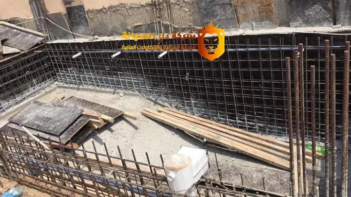 بناء مسبح صغير